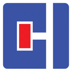 Дорожный знак 6.8.3 Тупик (B=700) Тип А