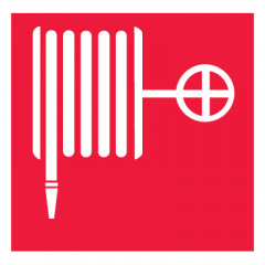 Знак F02 Пожарный кран •ГОСТ 12.4.026-2015• (Пленка 200 х 200)
