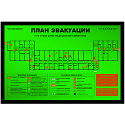 План эвакуации при пожаре